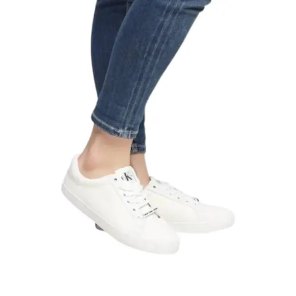 Calvin Klein - Γυναικεία Sneakers Tennis YW0YW00057-02S Εκρού YW0YW00057-02S