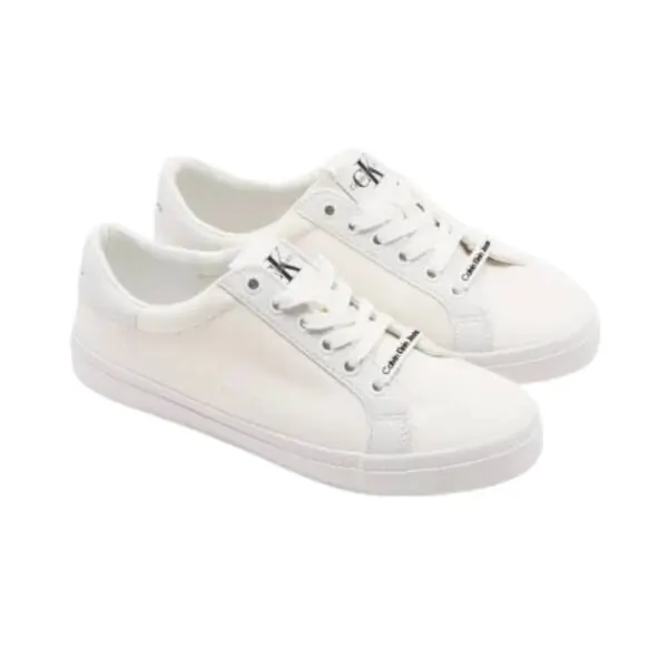 Calvin Klein - Γυναικεία Sneakers Tennis YW0YW00057-02S Εκρού YW0YW00057-02S