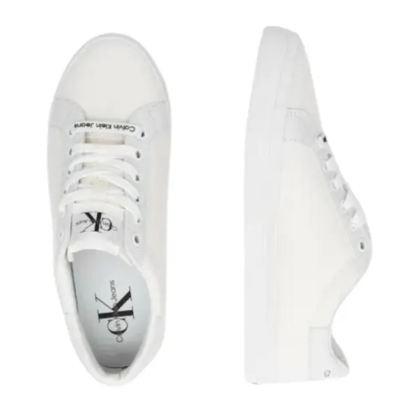 Calvin Klein - Γυναικεία Sneakers Tennis YW0YW00057-02S Εκρού YW0YW00057-02S