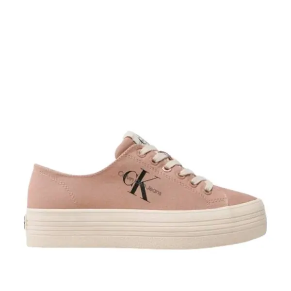 Calvin Klein - Γυναικεία Sneakers Vulc Flatform Essential Mono YW0YW01030-0J1 Ροζ