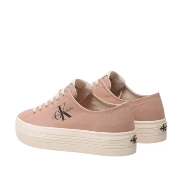 Calvin Klein - Γυναικεία Sneakers Vulc Flatform Essential Mono YW0YW01030-0J1 Ροζ YW0YW01030-0J1