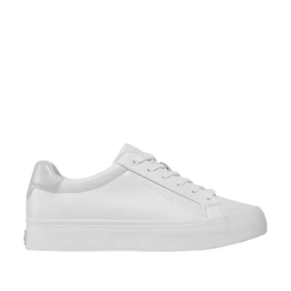 Calvin Klein - Γυναικεία Sneakers Vulc Lace Up Nano Fox-Lth HW0HW01066-0K9 Λευκό