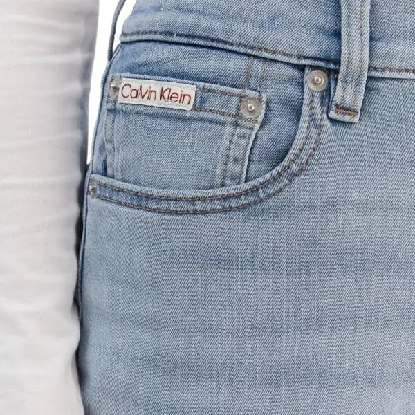 Calvin Klein - Γυναικείο Παντελόνι Jean Ck Mom High Rised LV047E618G-VLJ Γαλάζιο LV047E618G-VLJ