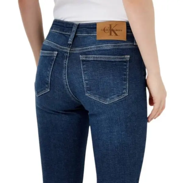 Calvin Klein - Γυναικείο Παντελόνι Jean Ck Skinny Fit J20J224491-1BJ Μπλε Σκούρο J20J224491-1BJ