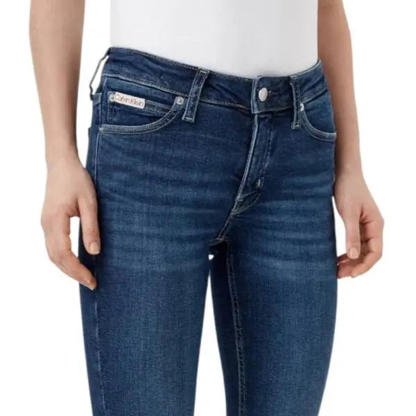Calvin Klein - Γυναικείο Παντελόνι Jean Ck Skinny Fit J20J224491-1BJ Μπλε Σκούρο J20J224491-1BJ