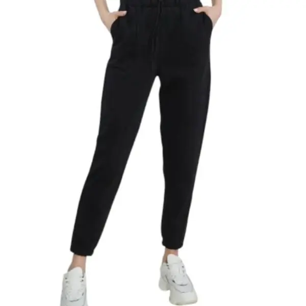 Calvin Klein - Γυναικείο Παντελόνι Φόρμας Performance Regular Fit 00GWS3P605-BAE Μαύρο 00GWS3P605-BAE