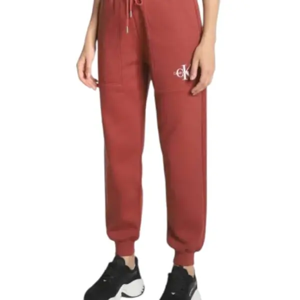 Calvin Klein - Γυναικείο Παντελόνι Φόρμας Performance Regular Fit J20J218971-XLN Κόκκινο J20J218971-XLN