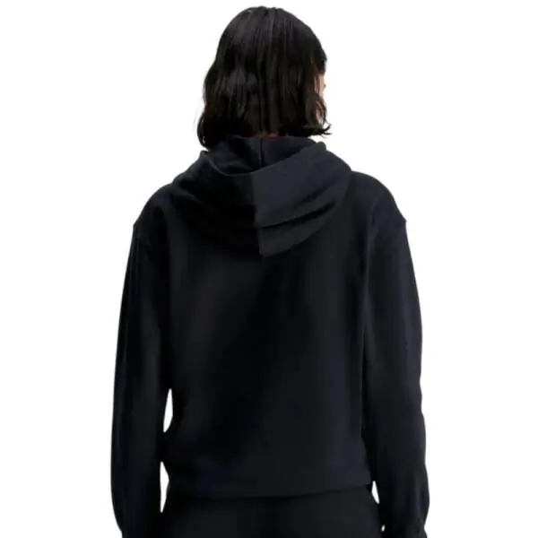 Calvin Klein - Γυναικείο Φούτερ Cotton Terry Logo Hoodie 00GWS3W300-BAE Μαύρο 00GWS3W300-BAE