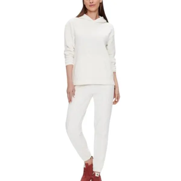 Calvin Klein - Γυναικείο Φούτερ Cotton Terry Logo Hoodie 00GWS3W300-YBI Λευκό 00GWS3W300-YBI