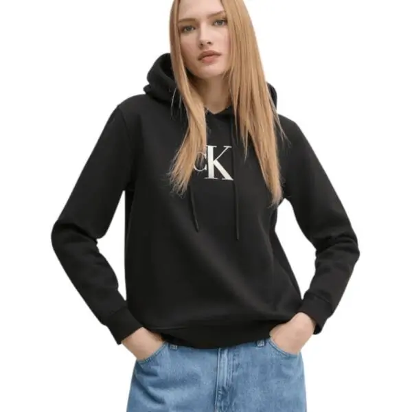 Calvin Klein - Γυναικείο Φούτερ Gradient Relaxed Fit J20J224721-BEH Μαύρο