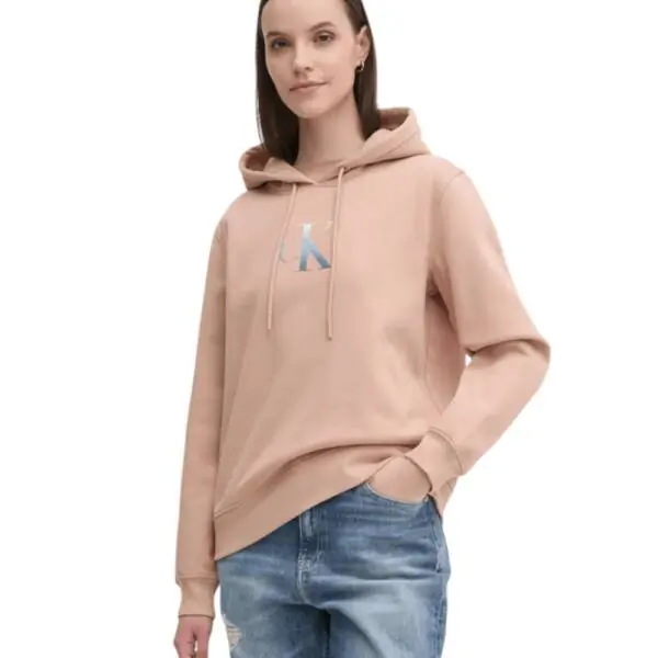 Calvin Klein - Γυναικείο Φούτερ Gradient Relaxed Fit J20J224721-TGW Πορτοκαλί