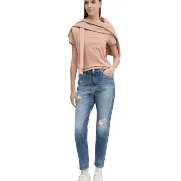 Calvin Klein - Γυναικείο Φούτερ Gradient Relaxed Fit J20J224721-TGW Πορτοκαλί J20J224721-TGW
