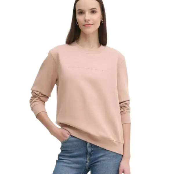 Calvin Klein - Γυναικείο Φούτερ Institutional Graphic Regular Fit J20J224731-TGW Πορτοκαλί