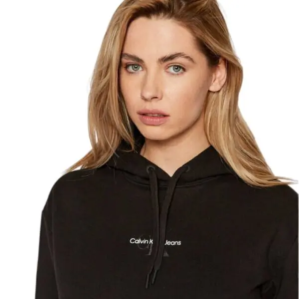 Calvin Klein - Γυναικείο Φούτερ Monogram Regular Fit J20J217733-BEH Μαύρο J20J217733-BEH