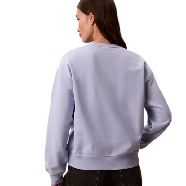 Calvin Klein - Γυναικείο Φούτερ Monologo Relaxed Fit LV047B234G-TKF Μωβ LV047B234G-TKF