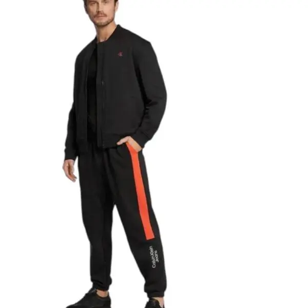 Calvin Klein - Παντελόνι Φόρμας με Λάστιχο J30J322045-BEH Μαύρο J30J322045-BEH