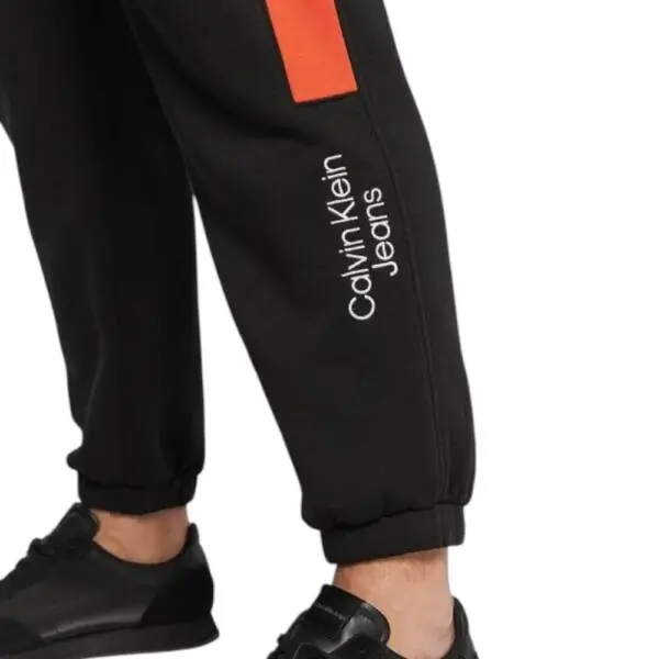 Calvin Klein - Παντελόνι Φόρμας με Λάστιχο J30J322045-BEH Μαύρο J30J322045-BEH