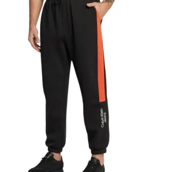 Calvin Klein - Παντελόνι Φόρμας με Λάστιχο J30J322045-BEH Μαύρο