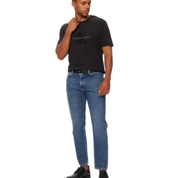 Calvin Klein – Ανδρικό Jean Cropped Loose Fit J30J326007-1BJ Μπλε Σκούρο J30J326007-1BJ