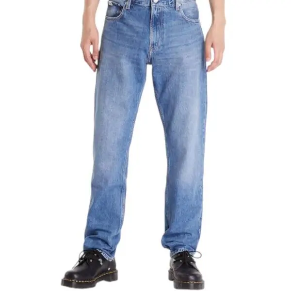 Calvin Klein – Ανδρικό Jean Dad Authentic Regular Tapered Fit J30J325726-1A4 Μπλε