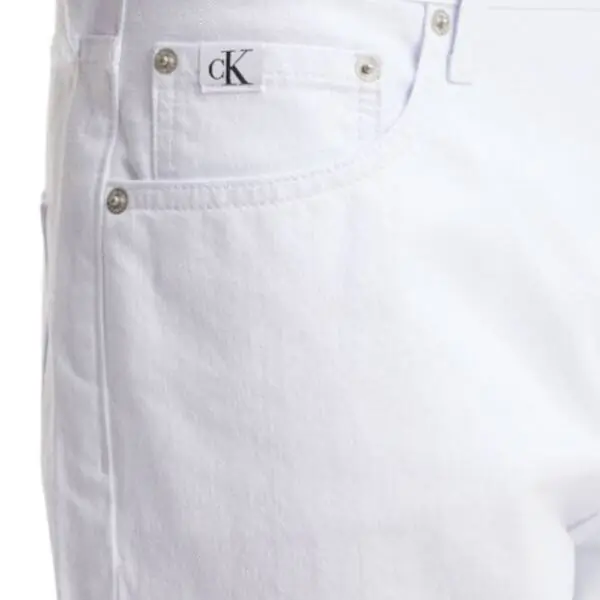 Calvin Klein – Ανδρικό Jean Dad Regular Fit J30J326080-1AA Λευκό J30J326080-1AA