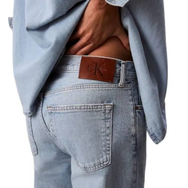 Calvin Klein – Ανδρικό Jean Standard Straight LV04RC759G-0QO Γαλάζιο LV04RC759G-0QO