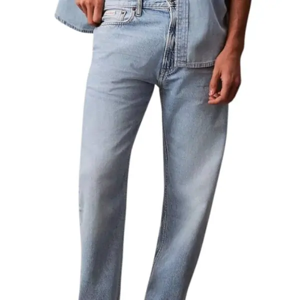 Calvin Klein – Ανδρικό Jean Standard Straight LV04RC759G-0QO Γαλάζιο
