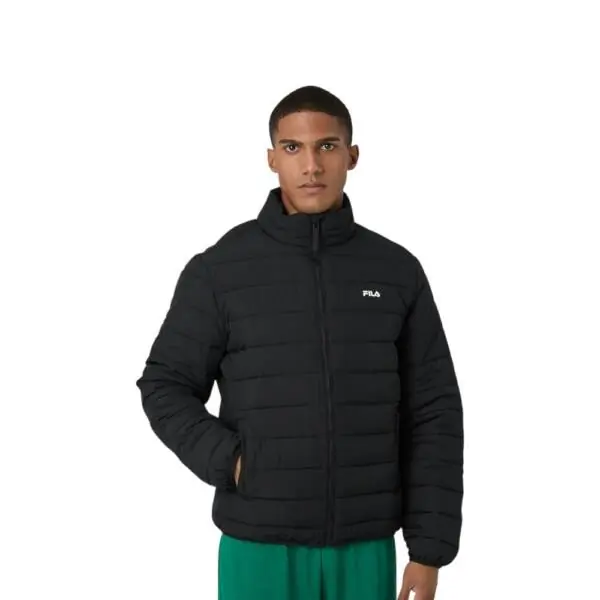 Fila - Ανδρικό Μπουφάν Lightweight Revello Regular Fit FAM1115-80010 Μαύρο
