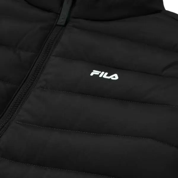 Fila - Ανδρικό Μπουφάν Lightweight Revello Regular Fit FAM1115-80010 Μαύρο FAM1115-80010