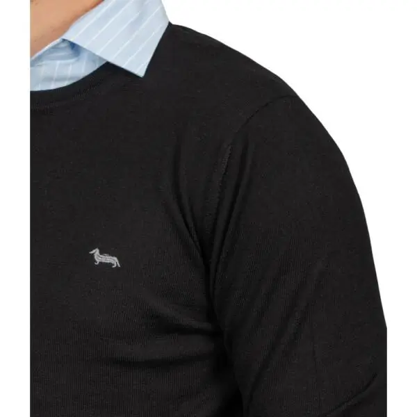 Harmont & Blaine - Ανδρικό Πουλόβερ HRM001030478-999 Μαύρο HRM001030478-999