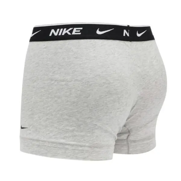 Nike - Ανδρικά Μποξεράκια Everyday Trunk Boxer 3-Pack 0000KE1008-MP1 Λευκό/Μαύρο/Γκρι 0000KE1008-MP1