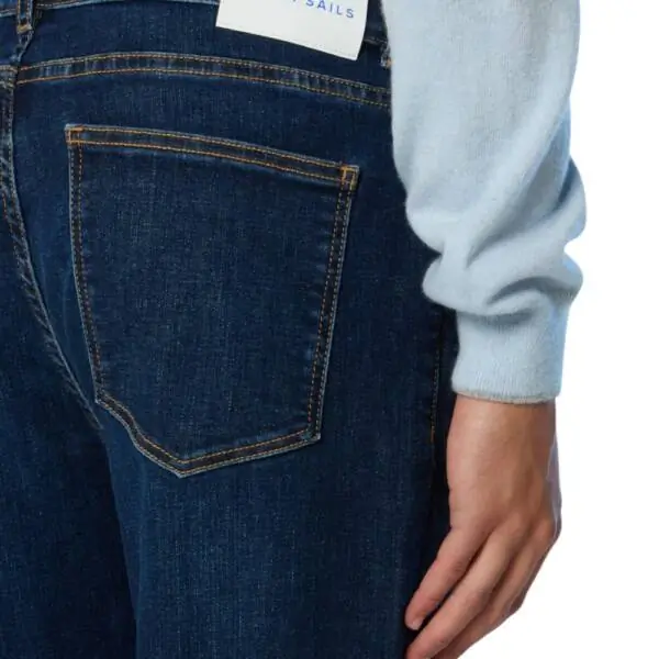 North Sails - Ανδρικό Παντελόνι Τζιν Stripe recycled Regular Fit 673169-000-C002 Μπλε 673169-000-C002