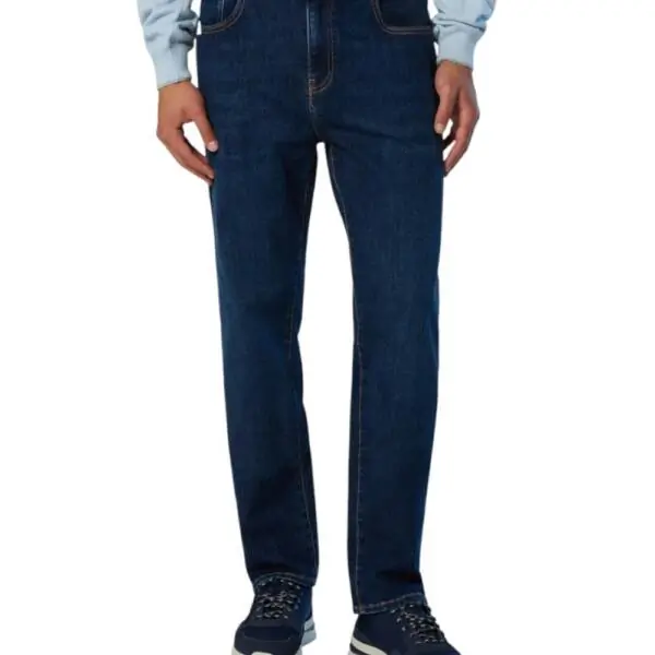 North Sails - Ανδρικό Παντελόνι Τζιν Stripe recycled Regular Fit 673169-000-C002 Μπλε