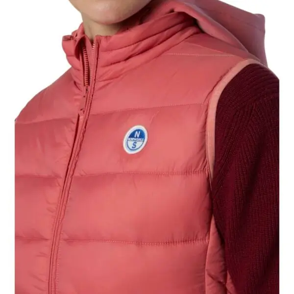 North Sails - Γυναικείο Αμάνικο Μπουφάν Galia Vest 000016-000-0182 Κοραλλί 000016-000-0182
