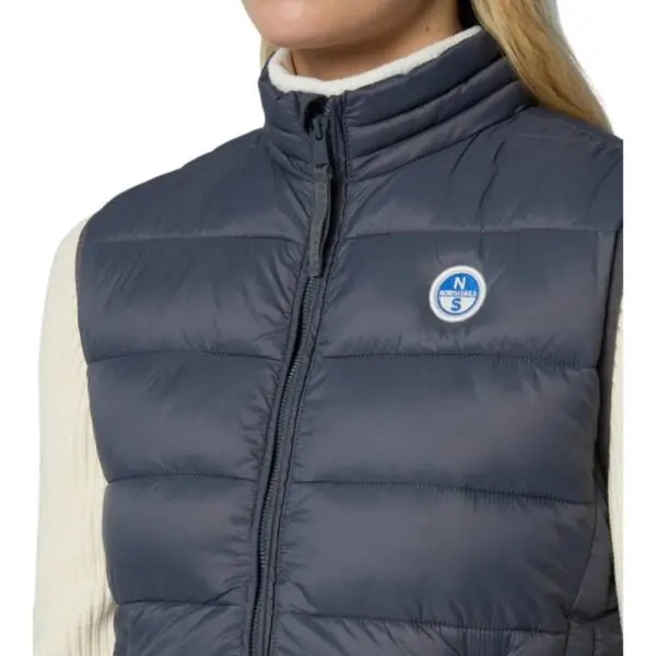North Sails - Γυναικείο Αμάνικο Μπουφάν Galia Vest 000016-000-0888 Γκρι Σκούρο 000016-000-0888
