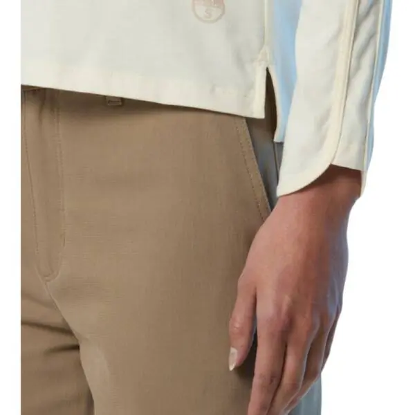 North Sails - Γυναικείο Μακρυμάνικο peachskin Polo 093583-000-012A Λευκό 093583-000-012A