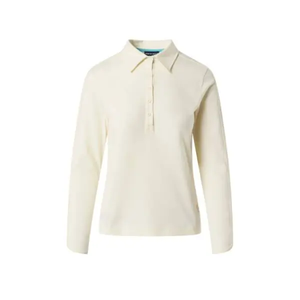 North Sails - Γυναικείο Μακρυμάνικο peachskin Polo 093583-000-012A Λευκό 093583-000-012A