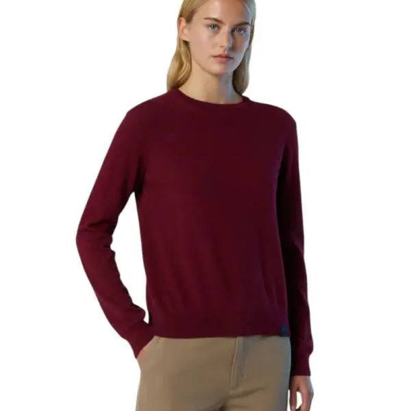North Sails - Γυναικείο Πουλόβερ Cashmere Blend Sweater 095510-000-0240 Μπορντό