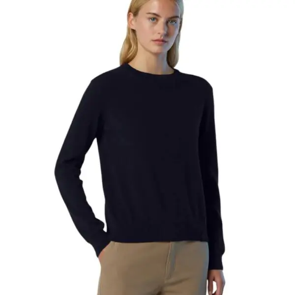 North Sails - Γυναικείο Πουλόβερ Cashmere Blend Sweater 095510-000-0802 Μπλε Ναυτικό