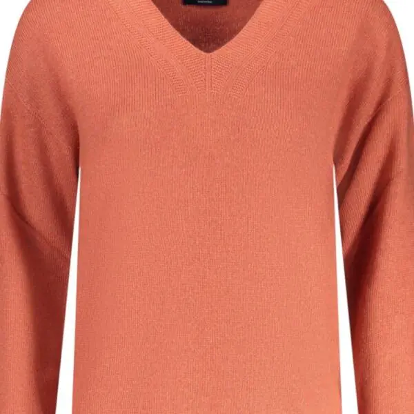 North Sails - Γυναικείο Πουλόβερ V-Neck Saddle Shoulder 095511-000-0182 Κόκκινο 095511-000-0182