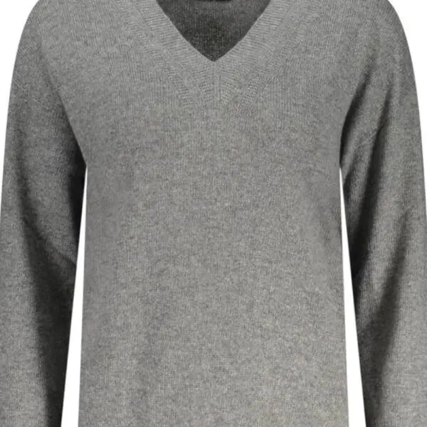 North Sails - Γυναικείο Πουλόβερ V-Neck Saddle Shoulder 095511-000-0926 Γκρι 095511-000-0926