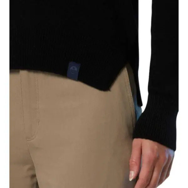 North Sails - Γυναικείο Πουλόβερ V-Neck Saddle Shoulder 095511-000-0999 Μαύρο 095511-000-0999