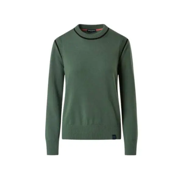 North Sails - Γυναικείο Πουλόβερ Viscose crew-neck 095516-000-0483 Πράσινο 095516-000-0483