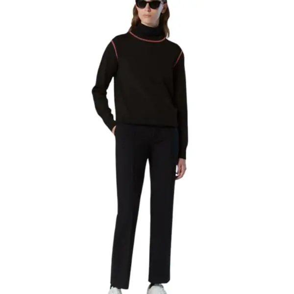 North Sails - Γυναικείο Πουλόβερ Viscose crew-neck 095516-000-0937 Μαύρο 095516-000-0937