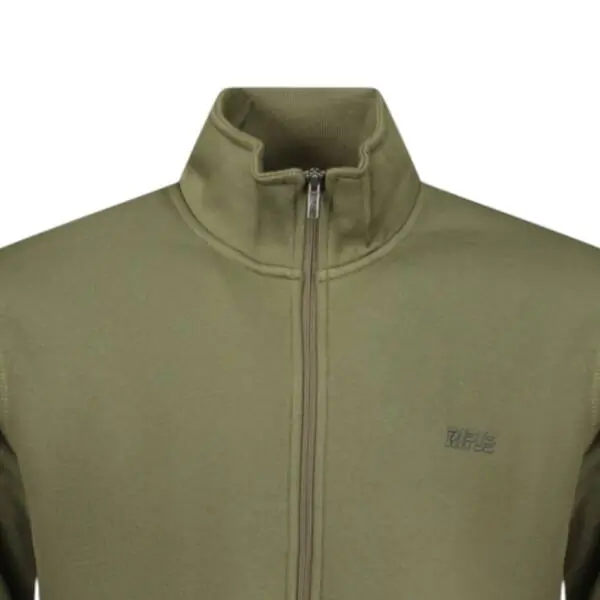 Rifle Jeans - Ανδρική Ζακέτα Φούτερ Regular Fit RFF018-ARMY Χακί RFF018-ARMY