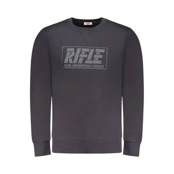 Rifle Jeans - Ανδρική Μπλούζα Φούτερ Regular Fit RFF415-BLU Μπλε Σκούρο