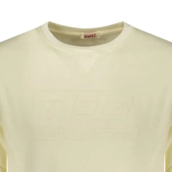 Rifle Jeans - Ανδρική Μπλούζα Φούτερ Regular Fit RFF415-OFFWHI Λευκό RFF415-OFFWHI