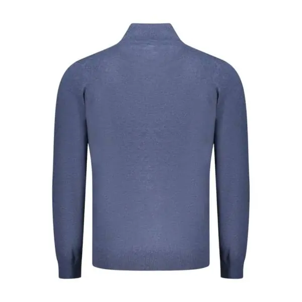 Scuola Nautica Italiana - Ανδρική Ζακέτα Πουλόβερ Με Φερμουάρ 843104-DENIM Μπλε 843104-DENIM