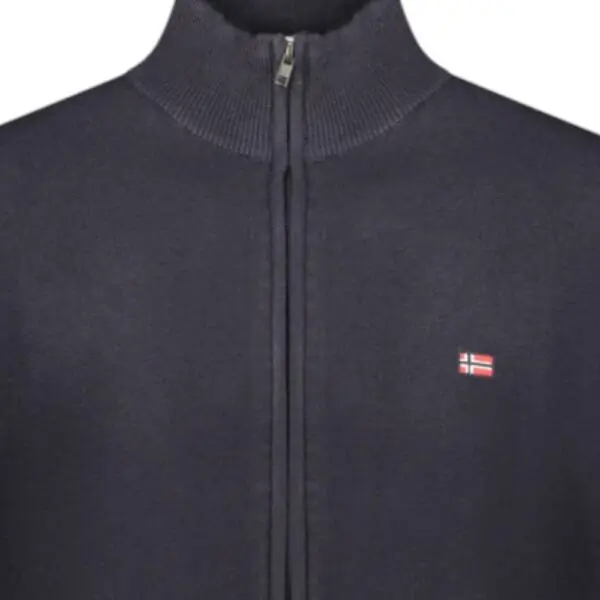 Scuola Nautica Italiana - Ανδρική Ζακέτα Πουλόβερ Με Φερμουάρ 843104-NAVY Μπλε Σκούρο 843104-NAVY