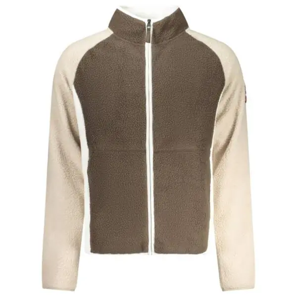 Scuola Nautica Italiana - Ανδρική Ζακέτα Φούτερ Fleece 859503-FALCON Καφέ